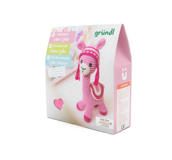 Zestaw do szydełkowania Gründl "Lama Lydia"