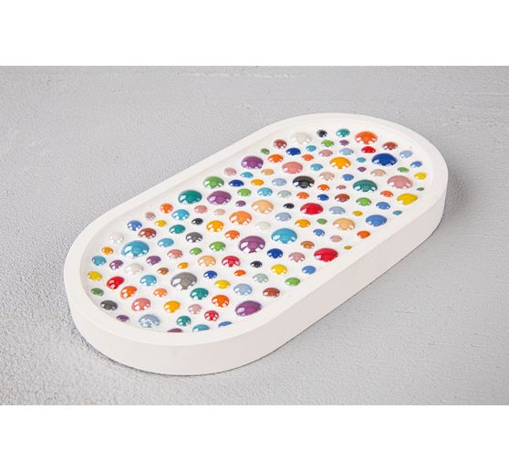 Silicone casting mould "Coaster oval"