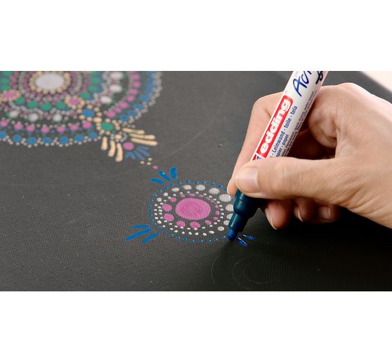 edding 5100 Acrylic "Acrylic marker - Festive", Medium, set of 5