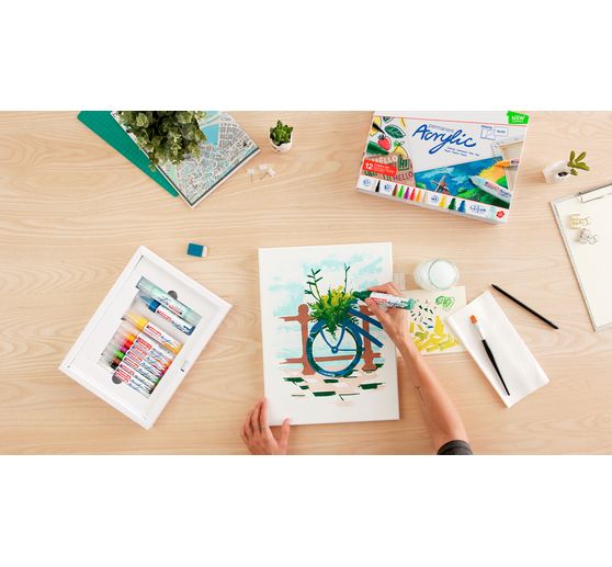 edding Acrylic "Acrylic marker - Basic", set of 12