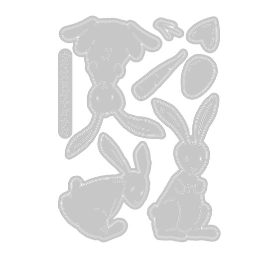 Sizzix Thinlits wykrojnik "Bunny Stitch by Tim Holtz".