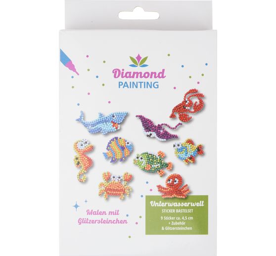 Zestaw do rękodzieła z naklejkami Diamond Painting "Podwodny świat"