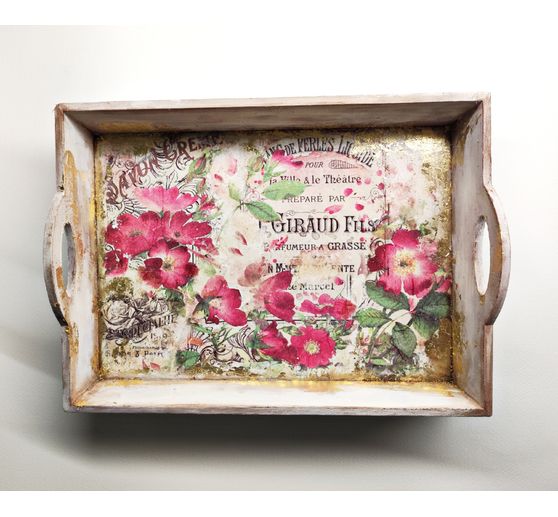 Słomkowa jedwab z motywem "zapach mydła"