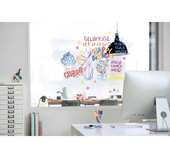 Zestaw markerów do kieliszków edding 95