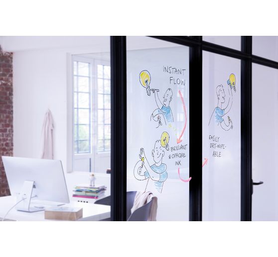 Zestaw markerów do kieliszków edding 95