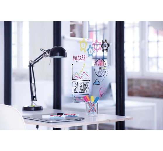 Zestaw markerów do kieliszków edding 95