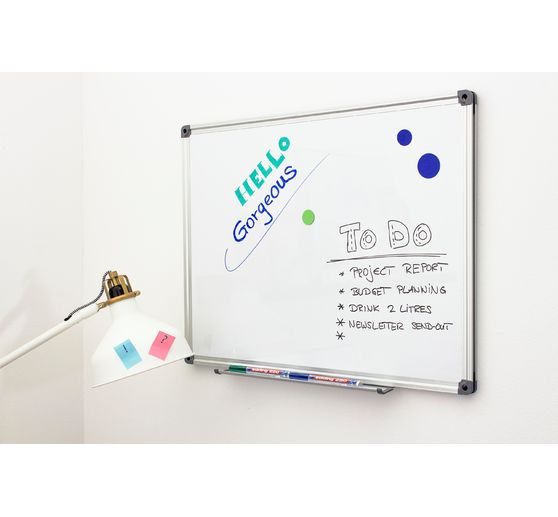 edding 250 Whiteboard marker with aluminum shaft "Bullet tip", set of 4