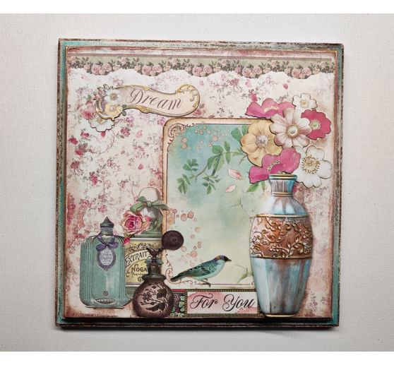 Scrapbook block "Rose Perfum Backgrounds"