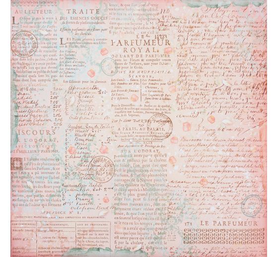 Scrapbook block "Rose Perfum Backgrounds"