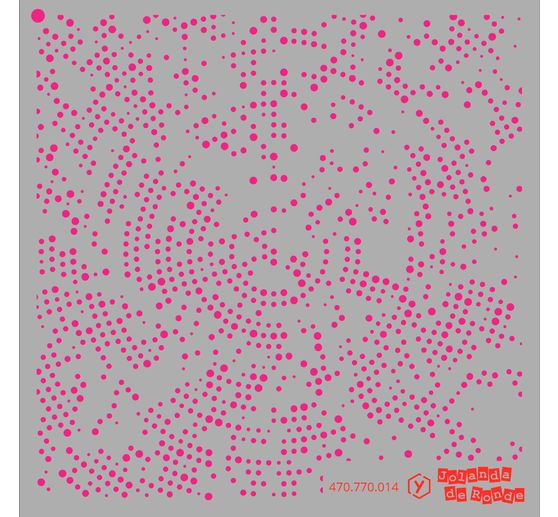 Szablon "Dots radius", 15x15cm