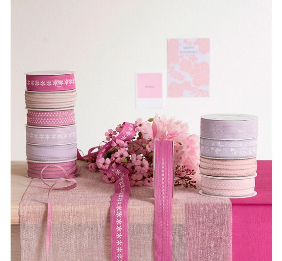 Wstążka z lnianą krawędzią