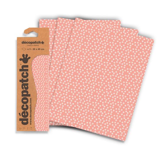 Papier decoupage fluorescencyjny "Łapy"