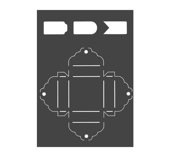 Zestaw szablonów VBS "Pudełka z kokardą"