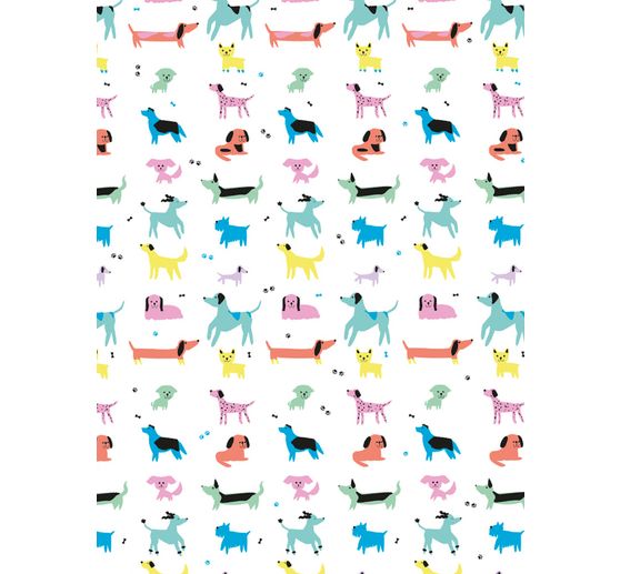 Papier decoupage fluorescencyjny "Psy"