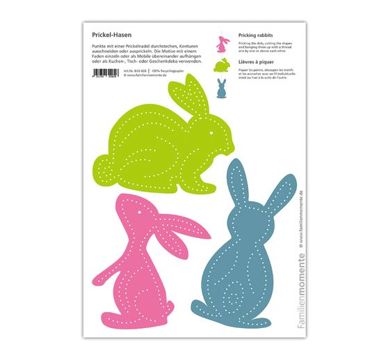 Prickle template set "Easter friends"