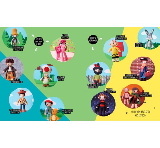 Książka "Helden der Kindheit - Das Häkelbuch - Band 6"