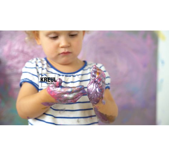 Farby do malowania palcami MUCKI, zestaw 6 sztuk