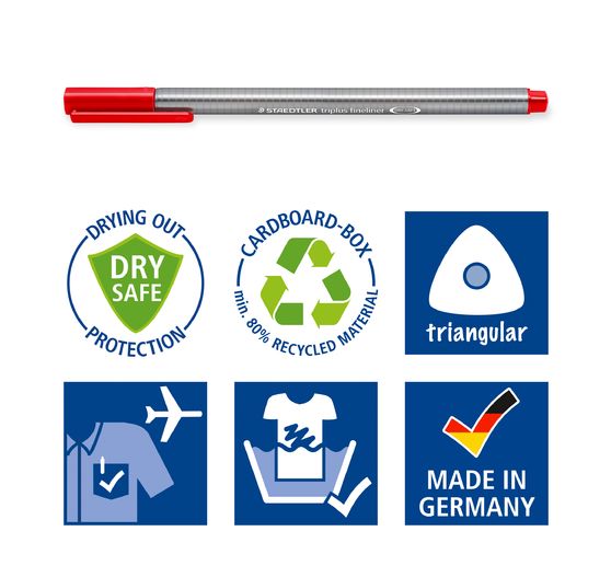 STAEDTLER Fineliner Triplus "Happy"