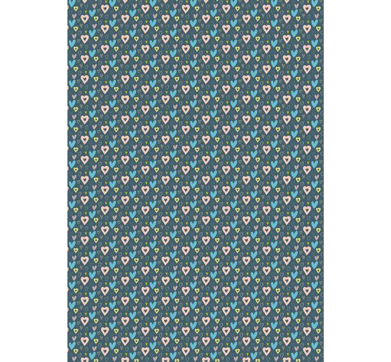 Fabric package Patchy "Hearts and Flowers"