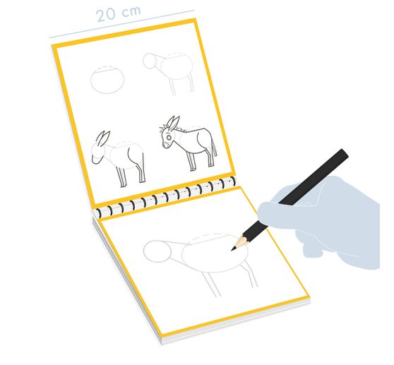 Książka na spirali Naucz się rysować Graffy Nature "Farma"