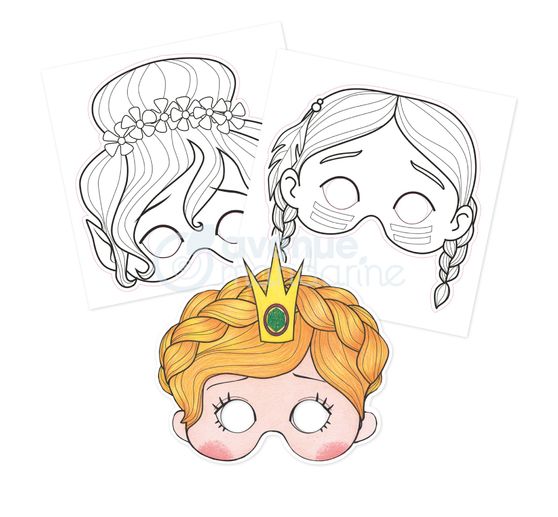 Mask coloring book Graffy Pop "Girl"