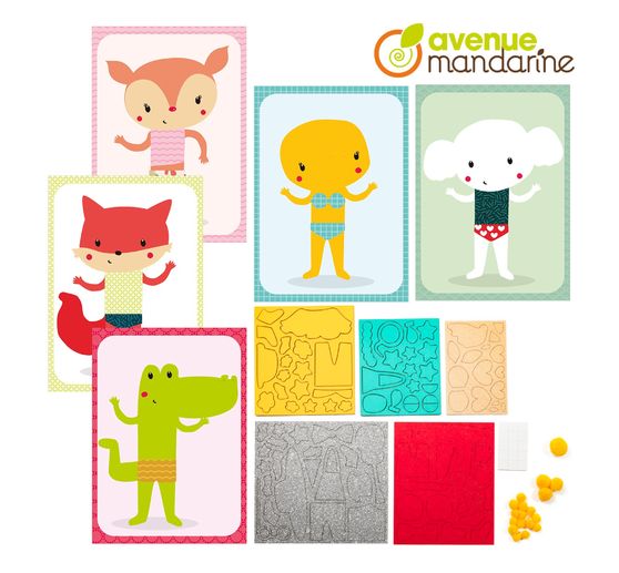 Creative box "Stickers and textures"