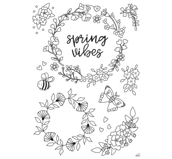 Szablony obrazów okiennych "Bloom & Grow"