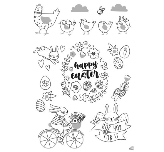 Szablony obrazów okiennych "Bloom & Grow"