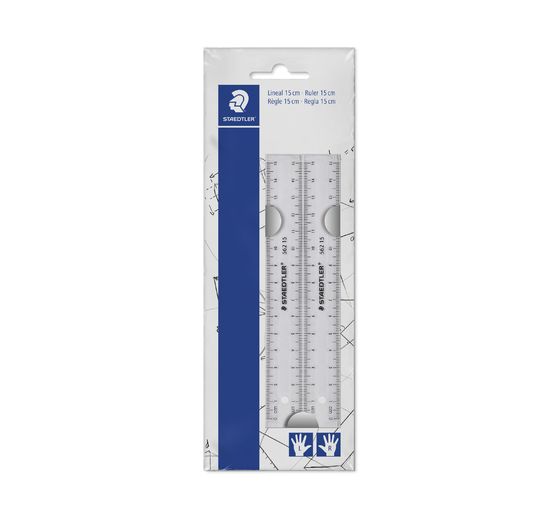 STAEDTLER Ruler, 15 cm, 2 pieces