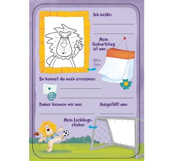 Książka dla przyjaciół "Moi wspaniali przyjaciele zwierzęta"