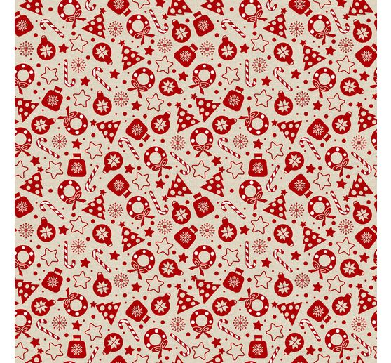 Lniana tkanina z motywem "Timeless"