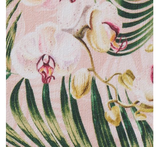 Motif fabric linen look "Freya"