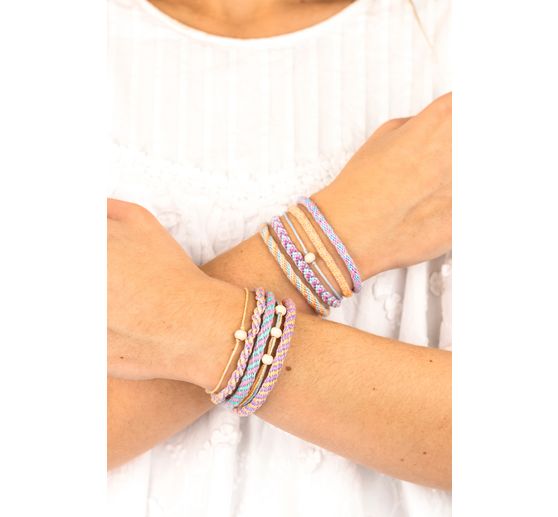 Zestaw do rękodzieła Kumihimo "Bransoletki"