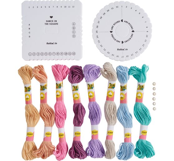 Zestaw do rękodzieła Kumihimo "Bransoletki"