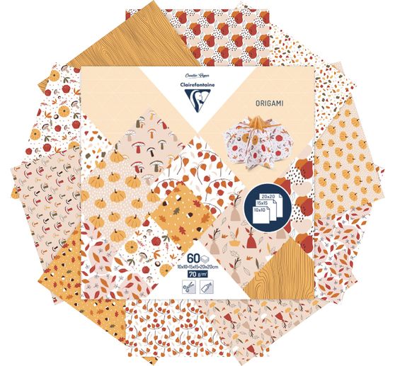 Folding paper assortment "Autumn"