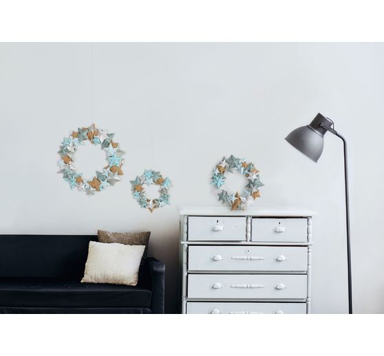 Star wreath craft set "Natural"