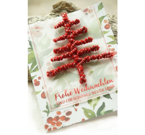 Elastyczne pudełko na 12 choinek w stylu retro