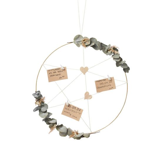 Metal ring "Circle", Gold color