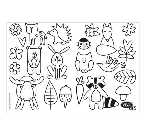 Viva KIDS Window Color Zestaw "Nordyccy przyjaciele"