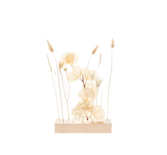 Rico Design wooden stand for dried flowers, 21 x 4 x 5 cm