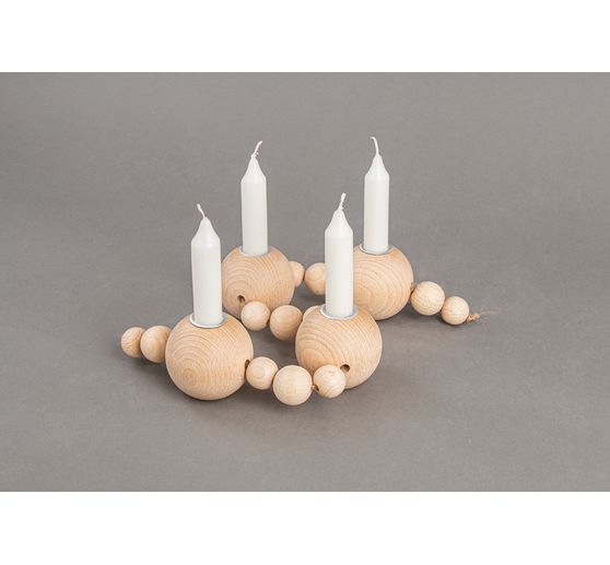Candle holder "Wooden ball"