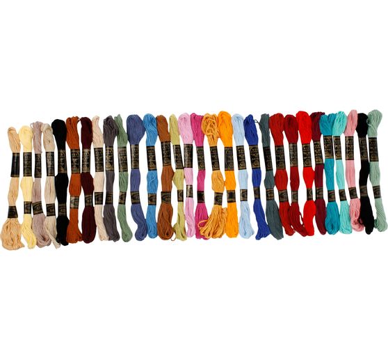 Zestaw nici do haftu "Różne kolory"