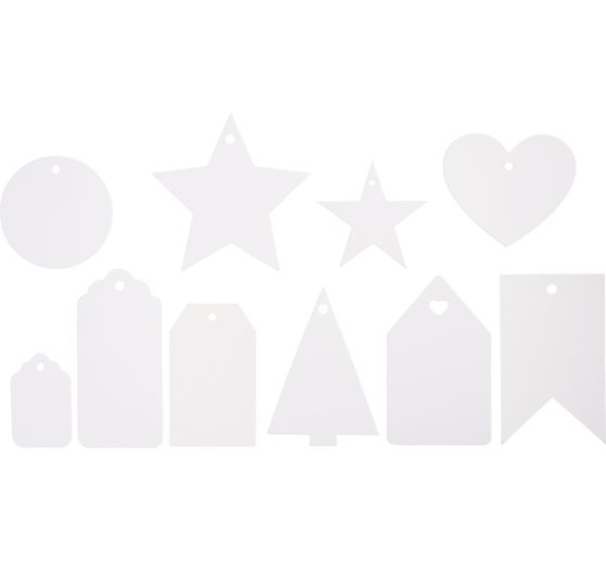 Ozdobne zawieszki VBS "White Mix"