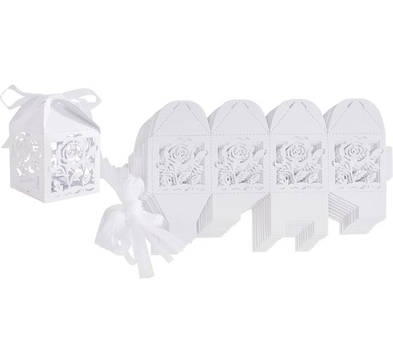 Filigranowe pudełka składane "Róże"
