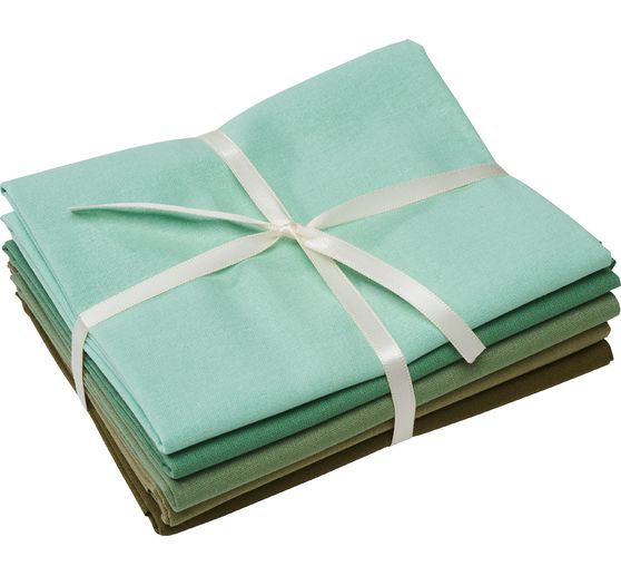 Pakiet tkanin Patchy Uni "Olive green"