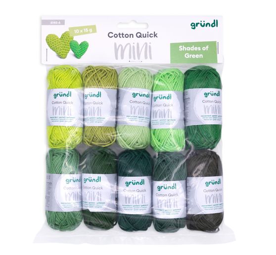 Gründl Cotton Quick Mini "Odcienie zieleni"