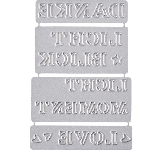 Wykrojnik "Dekoracje literowe" do lampki Marina