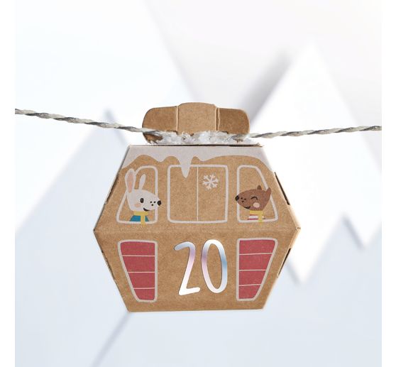 Kalendarz adwentowy "Śnieżna wioska"