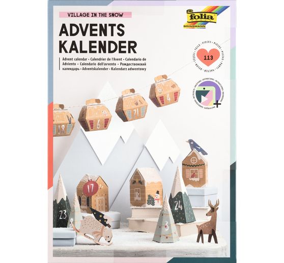 Kalendarz adwentowy "Śnieżna wioska"