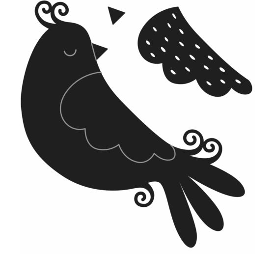 Wykrojnik "Śnieżny ptak"